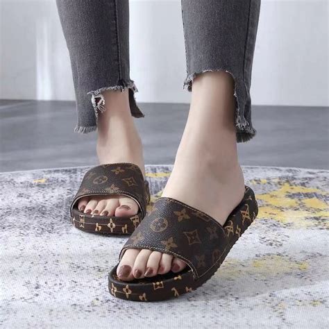 louis vuitton slides on sale|louis vuitton slides for women.